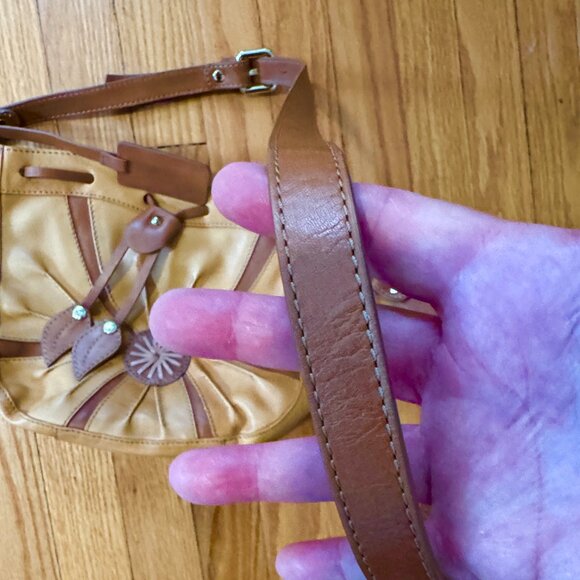 PIKOLINOS NWOT! Beautiful Buttery Leather Crossbody Bag with magnetic closure - Picture 5 of 17